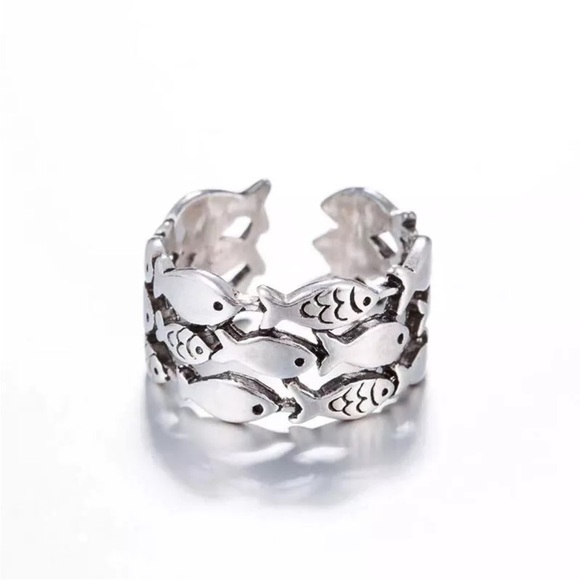 Fish Design Ring Adjustable - Picture 5 of 15